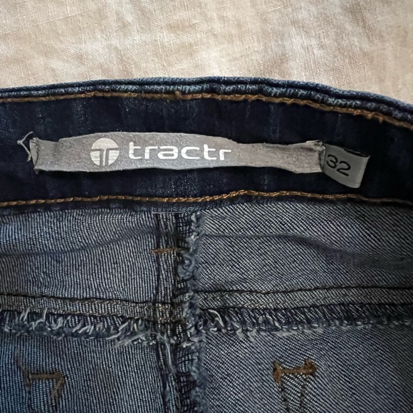 Tractr distressed straight jeans size 32 - Picture 4 of 5